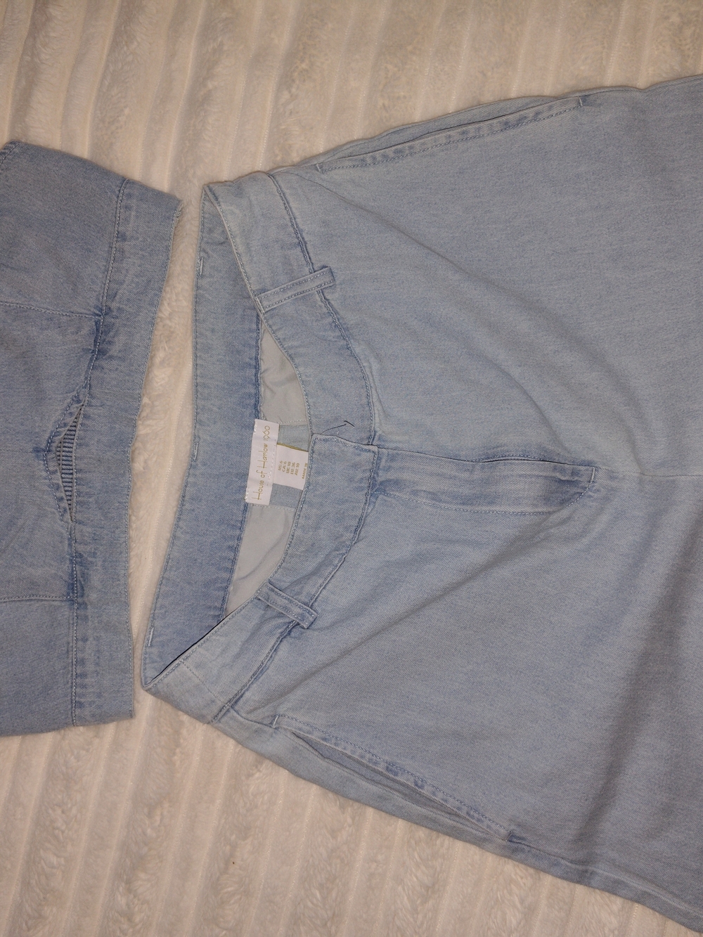 House of Harlow 1960 Light Blue Denim 2 Piece Set